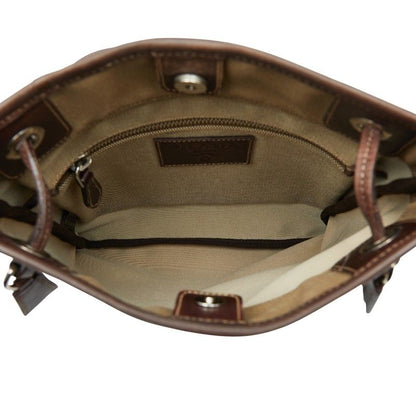 Prada Logo Jacquard Bt0551 Beige Brown Canvas Leather Women Prada