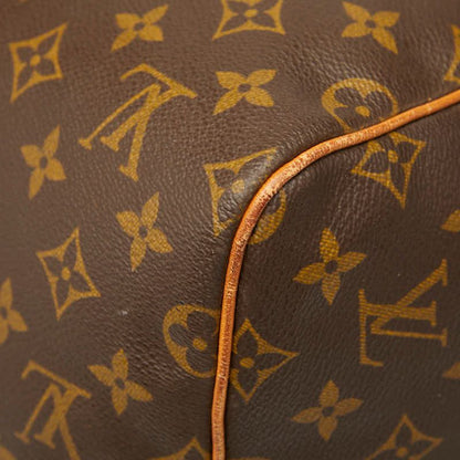 Louis Vuitton Monogram Keepall 55 Boston Bag Travel Bag M41424 Brown PVC