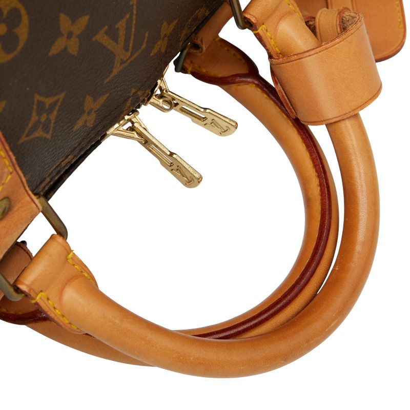 Louis Vuitton Monogram Keepall 55 Boston Bag Travel Bag M41424 Brown PVC