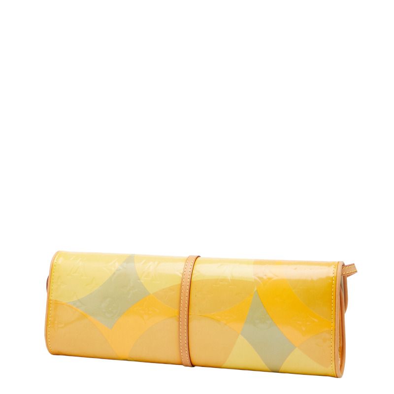 Louis Vuitton Monogram Vernis Fleur Pochette Crossbody Shoulder Bag M91117