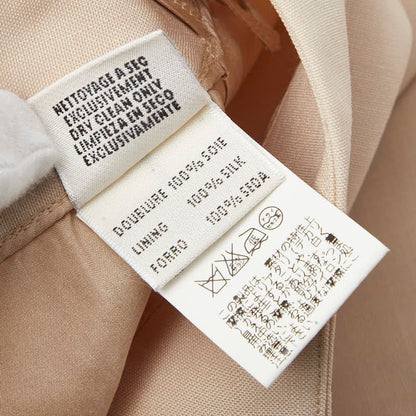 Hermes Tight Skirt Size:34 Beige Mohair/virgin Wool Ladies Hermes