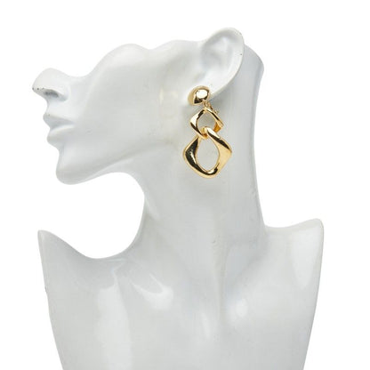 Saint Laurent Rhombus Motif Gold Plated Ladies Saint Laurent