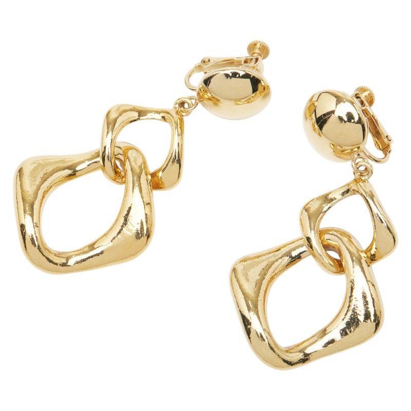 Saint Laurent Rhombus Motif Gold Plated Ladies Saint Laurent