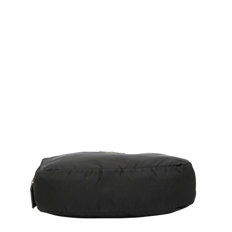 Prada Triangle Logo Plate Pocono Mv348 Black Nylon Women Prada