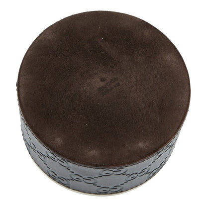 Guccissima Ashtray Brown Gold Leather Plated Men's Gucci