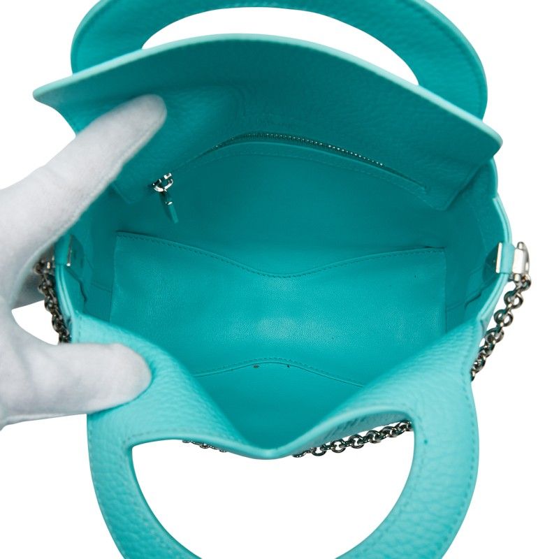Tiffany & Co Return To Handbag Shoulder Bag 2WAY Tiffany & Co Blue Leather