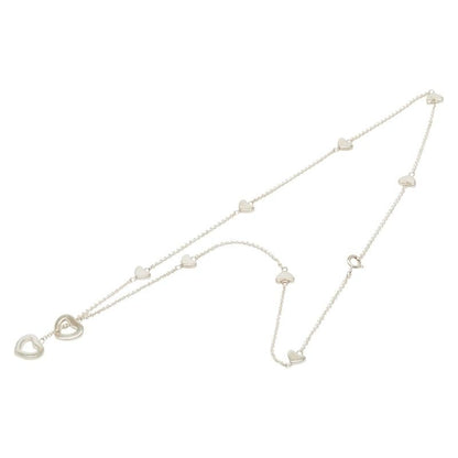 Tiffany & Co Heart Link Lariat Pendant Necklace Sv925 Silver Ladies Tiffany & Co