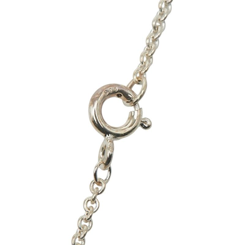 Tiffany & Co Heart Link Lariat Pendant Necklace Sv925 Silver Ladies Tiffany & Co