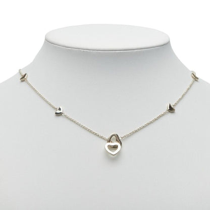 Tiffany & Co Heart Link Lariat Pendant Necklace Sv925 Silver Ladies Tiffany & Co