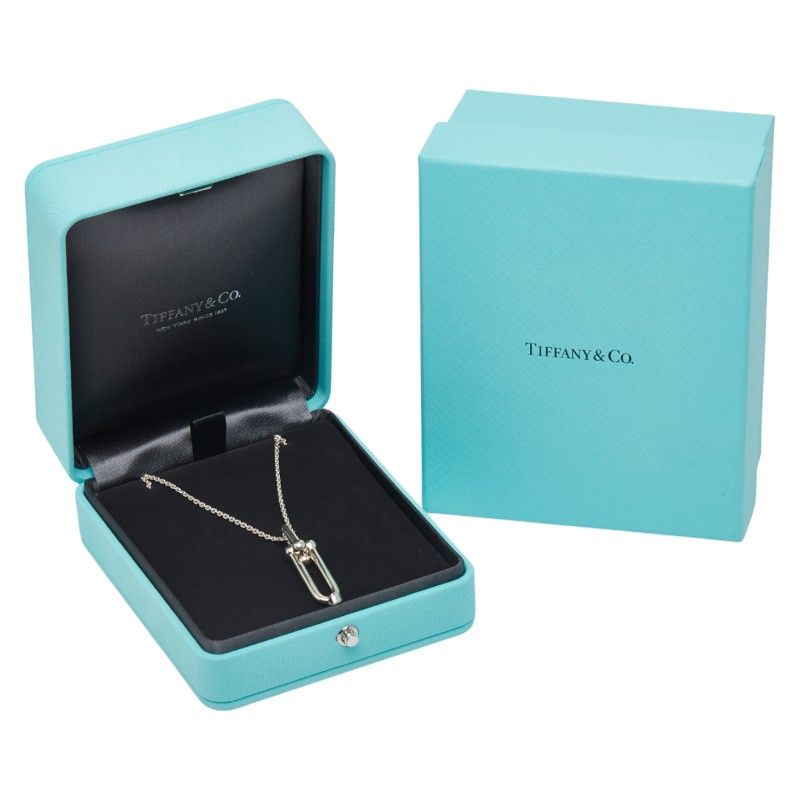 Tiffany & Co Hardware Link Sv925 Silver Ladies Tiffany & Co
