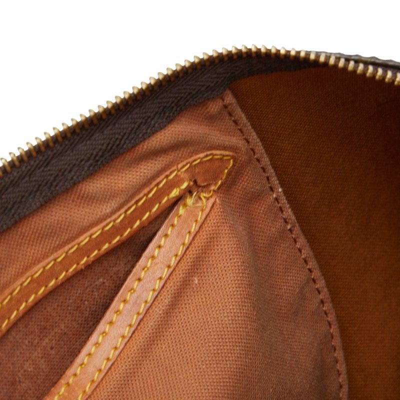 Louis Vuitton Monogram Speedy 35 Handbag Boston Bag Travel Bag M41524 Brown PVC