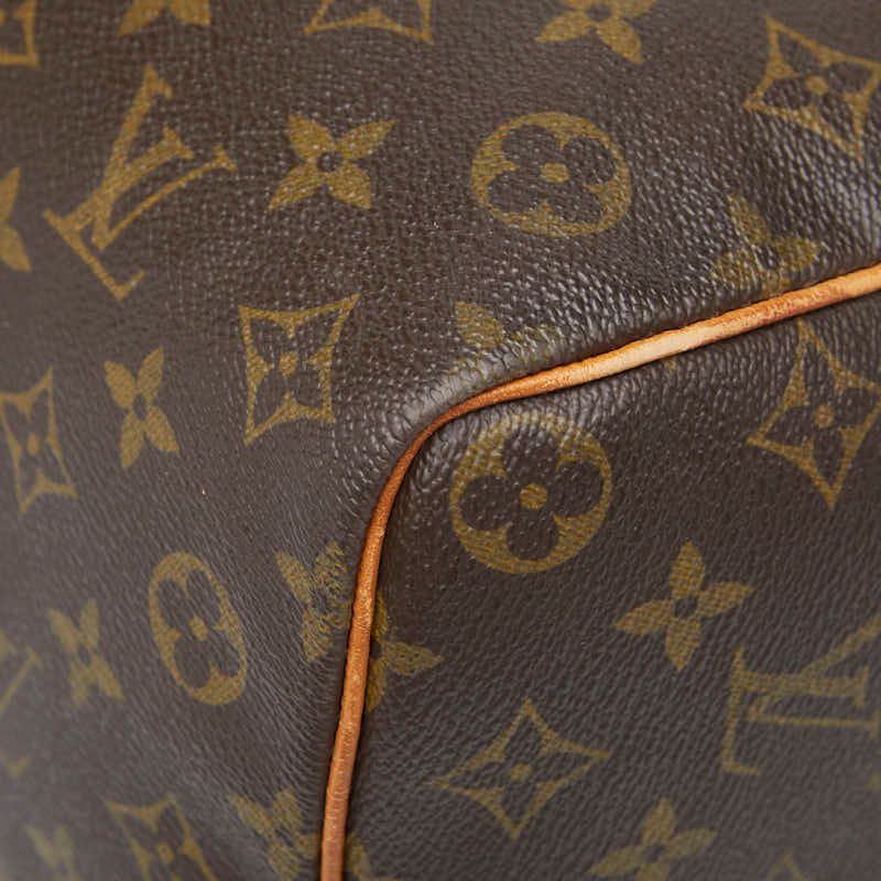 Louis Vuitton Monogram Speedy 35 Handbag Boston Bag Travel Bag M41524 Brown PVC