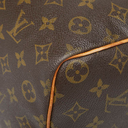 Louis Vuitton Monogram Speedy 35 Handbag Boston Bag Travel Bag M41524 Brown PVC