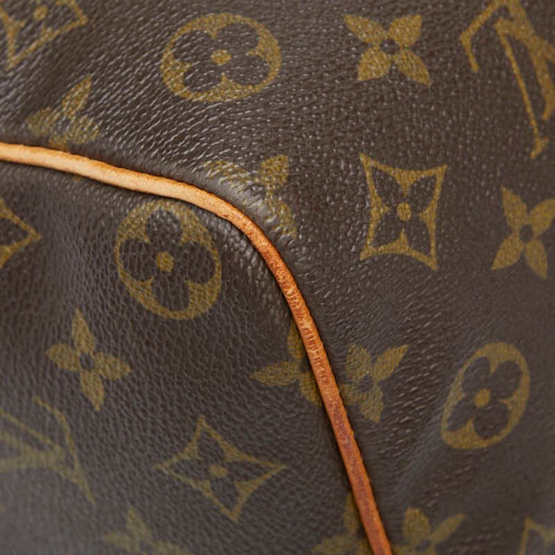 Louis Vuitton Monogram Speedy 35 Handbag Boston Bag Travel Bag M41524 Brown PVC