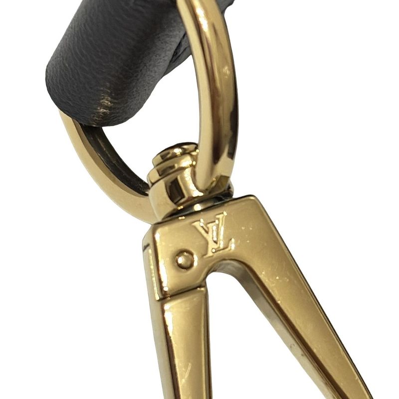 Louis Vuitton Shoulder Strap Black Lambskin