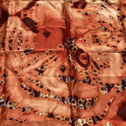 Cartier Scarf - Orange Red And Multi