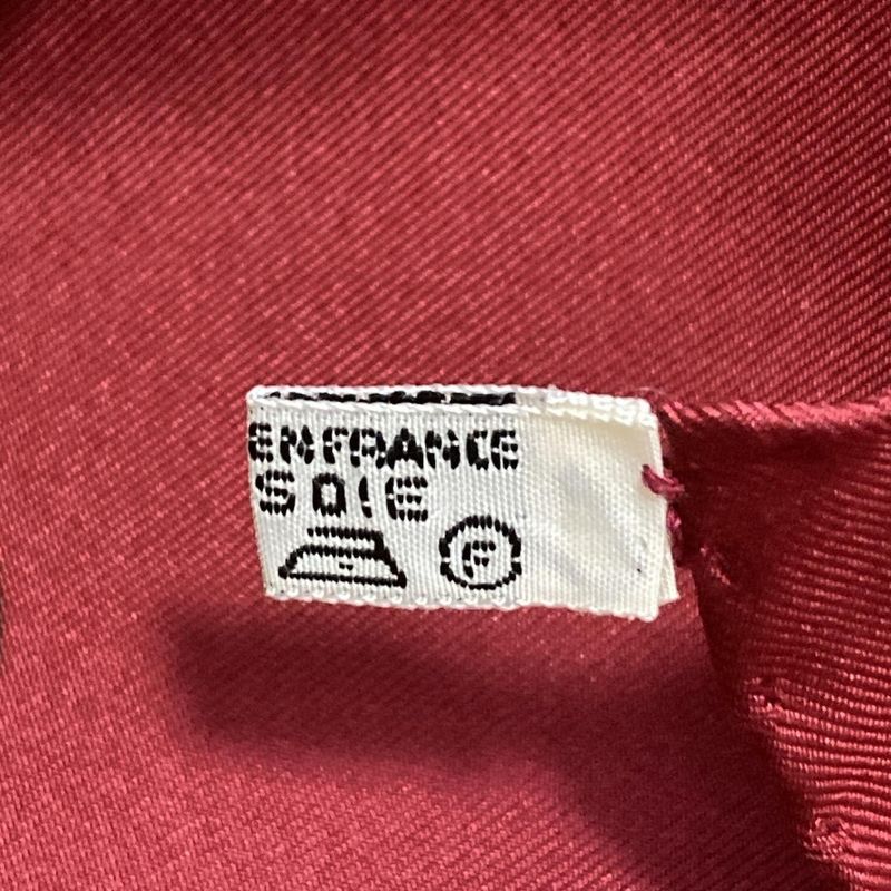 Hermes Carré 90 Like Scarf Red×yellow×multi Grand Uniforme