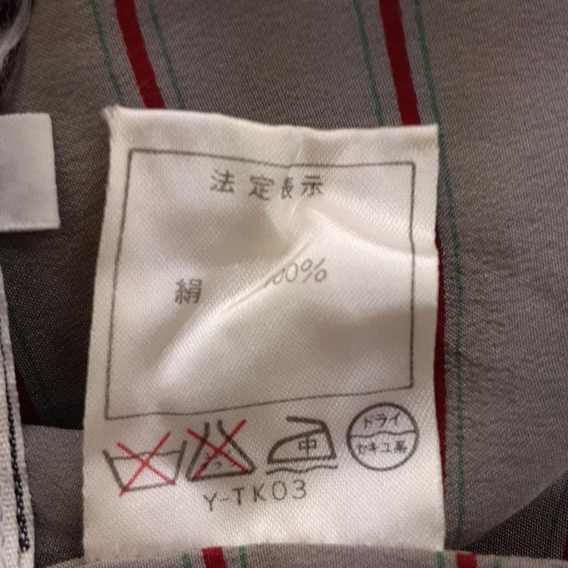 Dior/christian Dior Long Sleeve Shirt Blouse Size M Women's - Gray X Bordeaux X