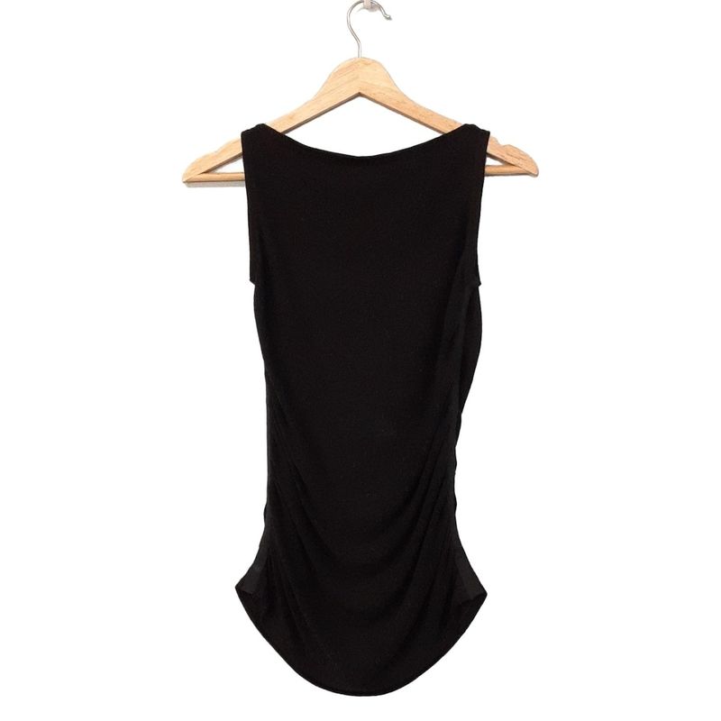 Bottega Veneta Sleeveless Cut And Sewn Size S Women's - Black Knit/gathered