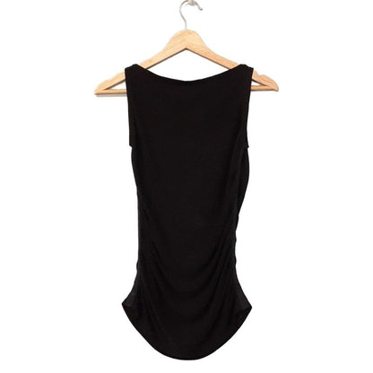 Bottega Veneta Sleeveless Cut And Sewn Size S Women's - Black Knit/gathered