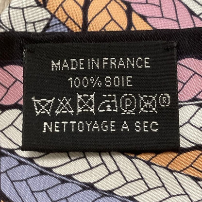 Hermes 063847s 12 White And Pink And Multi Ribbon Scarf Like Scarf 063847s 12