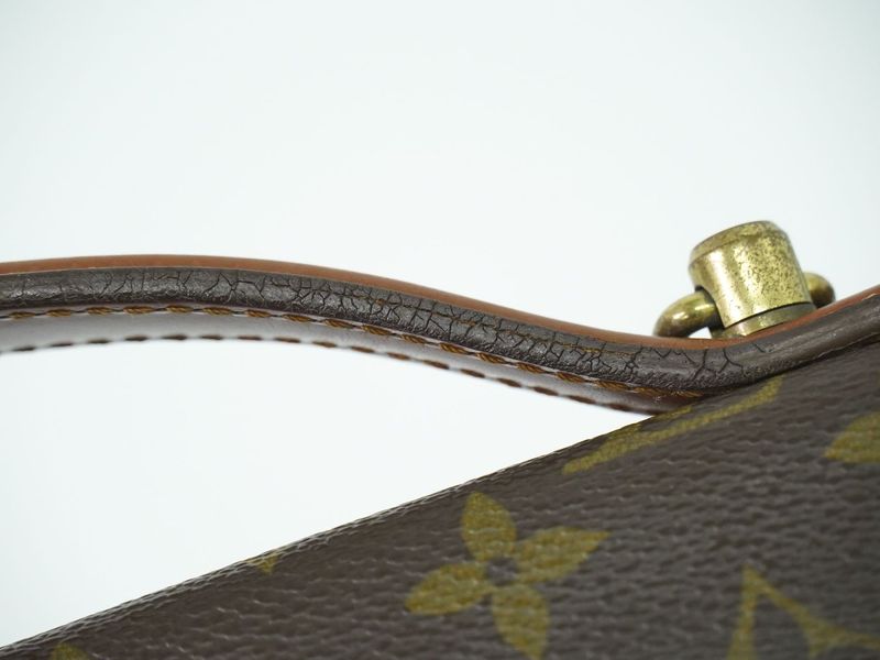 Authentic Louis Vuitton LV Monceau 26 Monogram 2WAY Shoulder Bag Handbag Brown