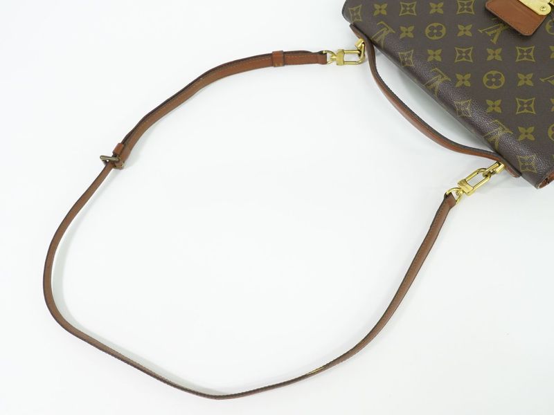 Authentic Louis Vuitton LV Monogram 2WAY Shoulder Bag Handbag Brown M51185