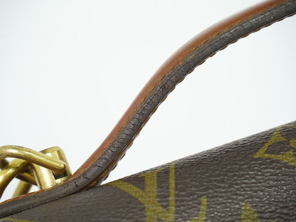 Authentic Louis Vuitton LV Monogram 2WAY Shoulder Bag Handbag Brown M51185