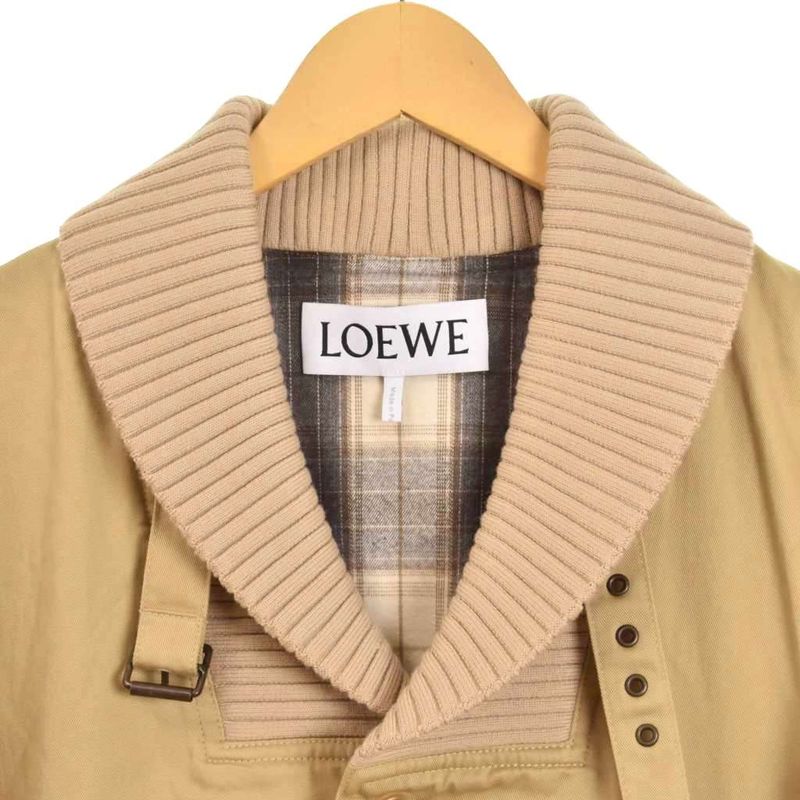 Loewe Anagram Patch Jacket Blouson 48 Beige H526y03x16 AA
