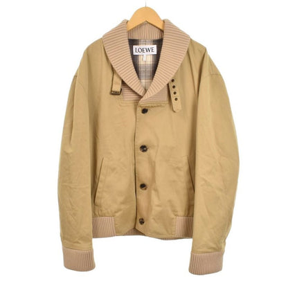 Loewe Anagram Patch Jacket Blouson 48 Beige H526y03x16 AA