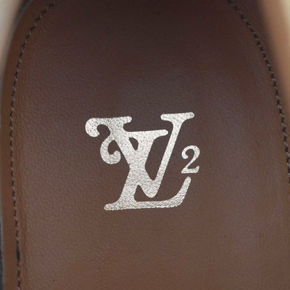 Louis Vuitton NIGO Damier LV Mod Line Short Boots Suede 5 Brown AA