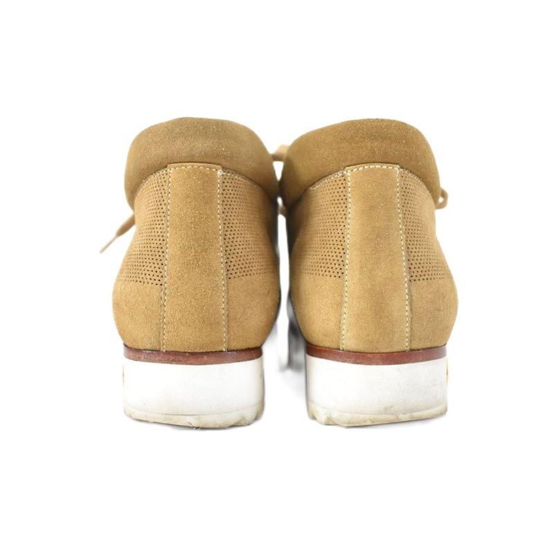 Louis Vuitton NIGO Damier LV Mod Line Short Boots Suede 5 Brown AA