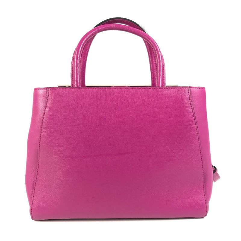 Fendi Handbag Petit Toujours 8bh253 Leather Purple