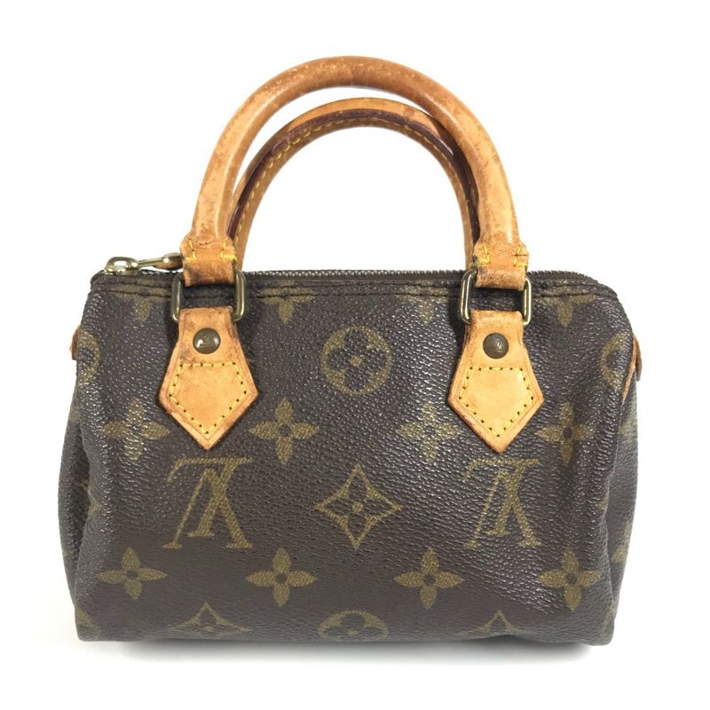Louis Vuitton Shoulder Bag Mini Speedy M41534 Monogram Canvas Brown