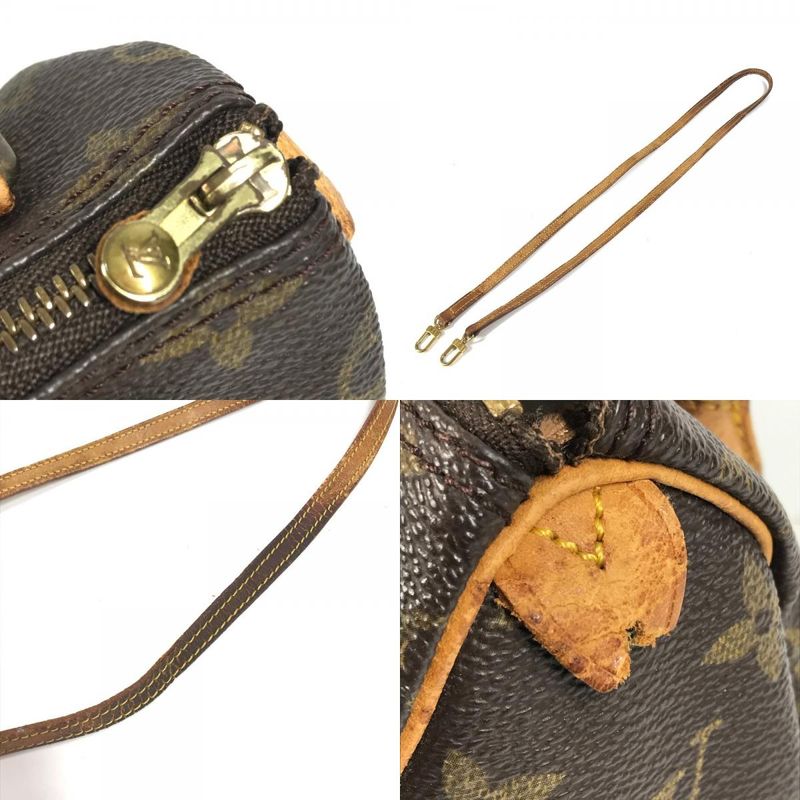 Louis Vuitton Shoulder Bag Mini Speedy M41534 Monogram Canvas Brown