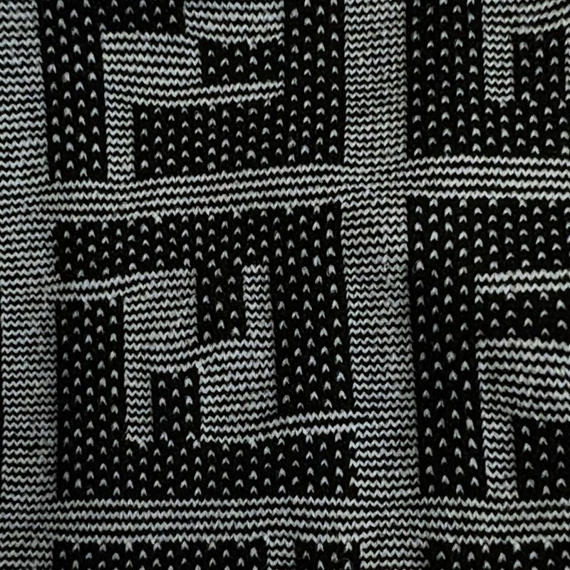 Fendi Dress Size 44 L Women - Gray And Black Crew Neck Sleeveless Knee Length