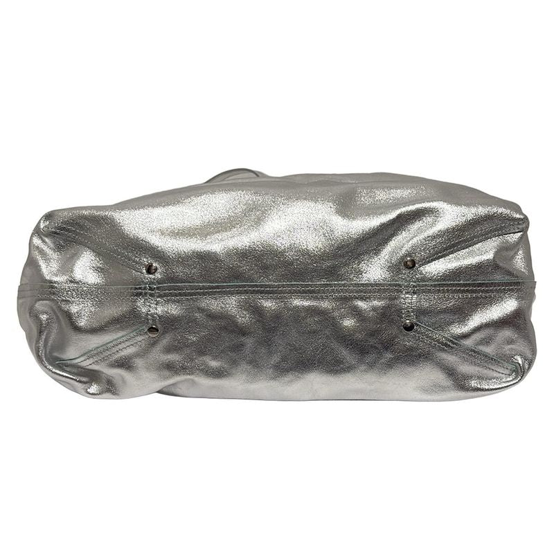 Tiffany & Co Tote Bag - Silver Leather
