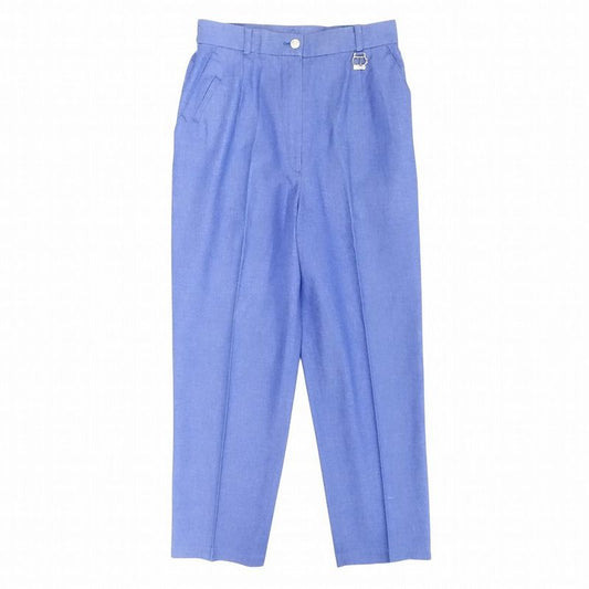 Vintage Christian Dior Emblem Logo Embroidered Denim Pants Tapered Size L Blue