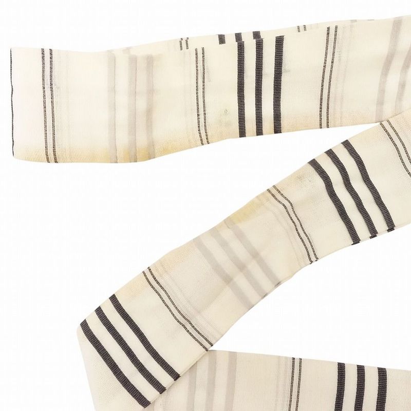 Chanel 06c P27875v17660 Striped Camisole Top Ribbon White Size M Women