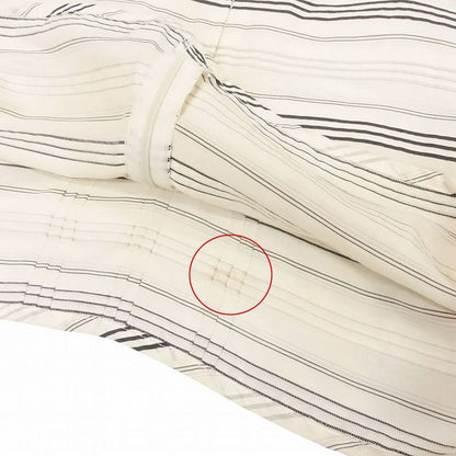 Chanel 06c P27875v17660 Striped Camisole Top Ribbon White Size M Women