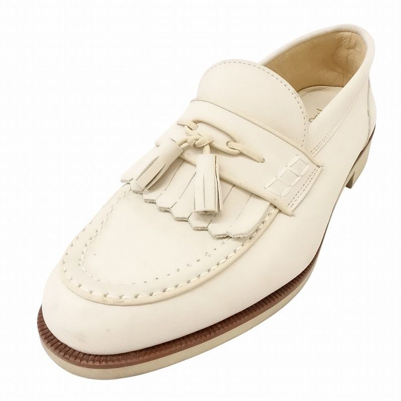 Yves Saint Laurent Tassel Loafers Nubac Cles Zar Leather
