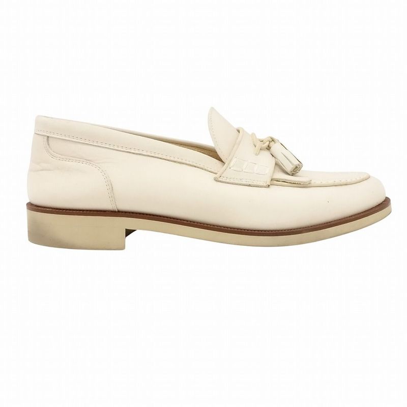 Yves Saint Laurent Tassel Loafers Nubac Cles Zar Leather