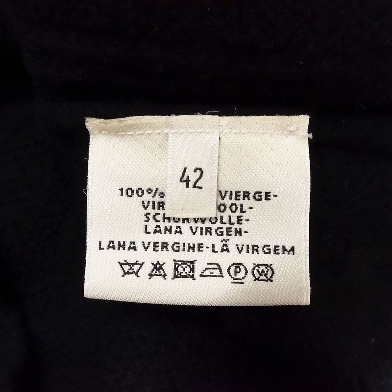 Hermes Knit Dress Short Sleeves Crew Neck Virgin Wool All Over Made in Italy 42