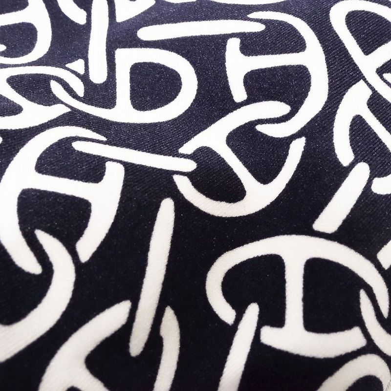 Hermes Chaine D'ancre Pattern Headband Catsuit Gabi Nausa Accessories Navy