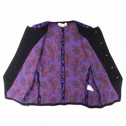 Vintage Yves Saint Laurent Paisley Pattern Cardigan Jacket