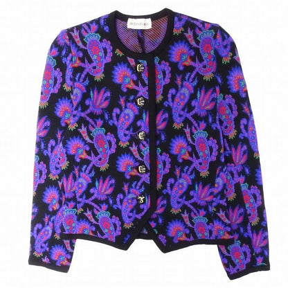 Vintage Yves Saint Laurent Paisley Pattern Cardigan Jacket