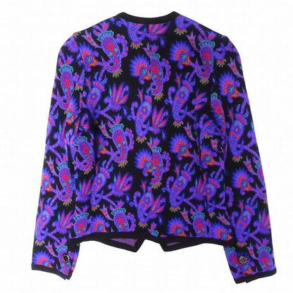 Vintage Yves Saint Laurent Paisley Pattern Cardigan Jacket