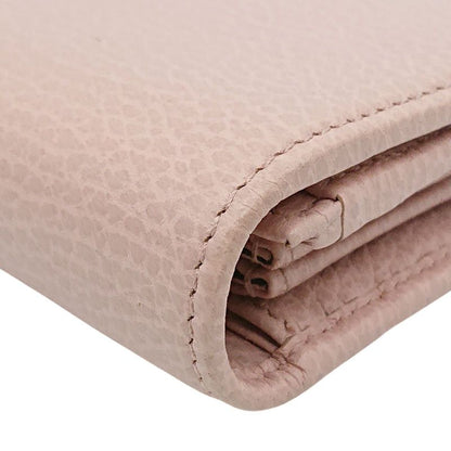 Gucci Chain Wallet GG Marmont Pink With Box/storage Bag