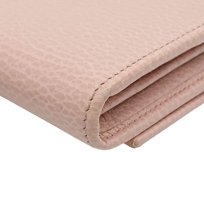 Gucci Chain Wallet GG Marmont Pink With Box/storage Bag