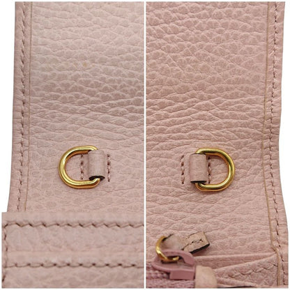 Gucci Chain Wallet GG Marmont Pink With Box/storage Bag